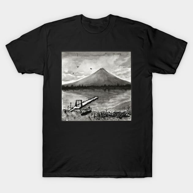 FujiSan Inktober #6 T-Shirt by olgaandart